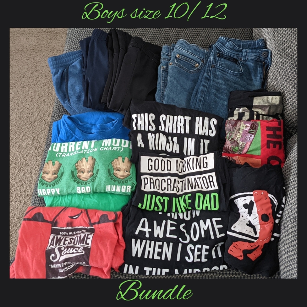 Boys bundle 10/12